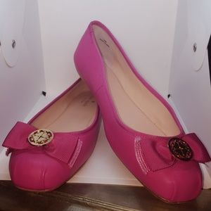 Pink Leather Kate Spade Ballet Flats